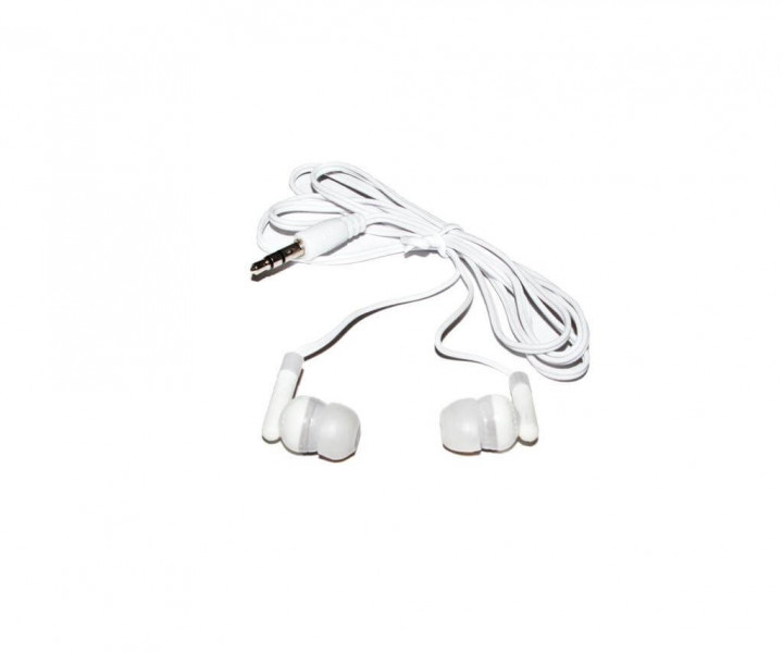 Наушники Econom White, Mini jack (3.5 мм), вакуумные